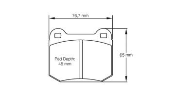 Pagid Brake Pad Set E1587 RST3 - 0
