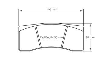 Pagid Brake Pad Set E1619 RSL1 - 0