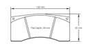 Pagid Brake Pad Set E1674 RSL19-2