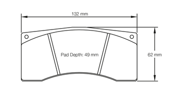 Pagid Brake Pad Set E1674 RSL19 - 0