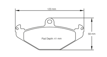 Pagid Brake Pad Set E1682 RS42 - 0