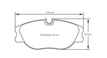 Pagid Brake Pad Set E1702 RS42 - 0