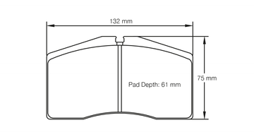 Pagid Brake Pad Set E1842 RSL1 - 0