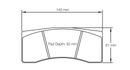 Pagid Brake Pad Set E1896 RSL29-2
