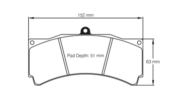 Pagid Brake Pad Set E1903 RSL29 - 0