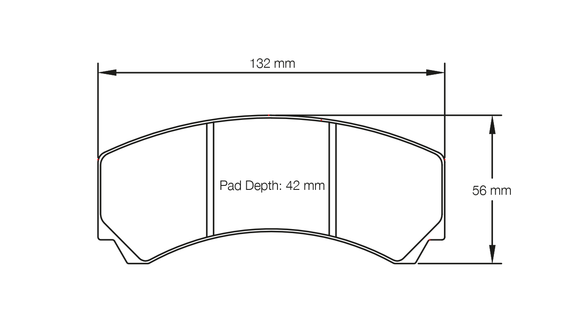 Pagid Brake Pad Set E2126 RS44