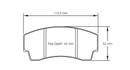 Pagid Brake Pad Set E2127 RST3-2