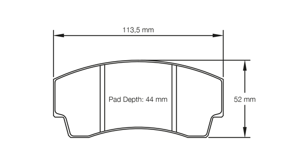 Pagid Brake Pad Set E2127 RST3