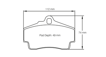 Pagid Brake Pad Set E2406 RST3 - 0