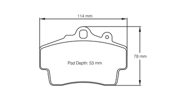 Pagid Brake Pad Set E2407 RSL29 - 0