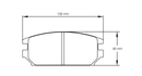 Pagid Brake Pad Set E2445 RS14-2