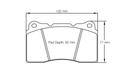 Pagid Brake Pad Set E2487 RSL29-2