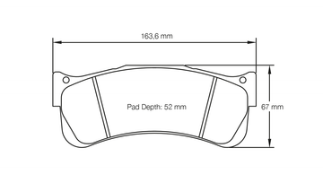 Pagid Brake Pad Set E2488 RSL1 - 0