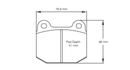 Pagid Brake Pad Set E2593 RS14-2