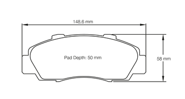 Pagid Brake Pad Set E2623 RSL29 - 0
