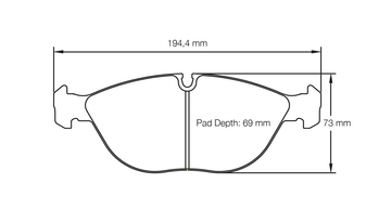 Pagid Brake Pad Set E2830 RSL29 - 0
