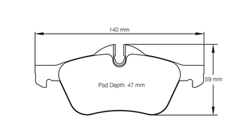 Pagid Brake Pad Set E2959 RSL19 - 0