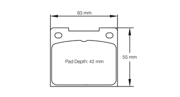 Pagid Brake Pad Set E3102 RSH3 - 0