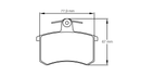 Pagid Brake Pad Set E3242 RSH42-2