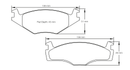 Pagid Brake Pad Set E4011 RSL19-2
