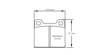 Pagid Brake Pad Set E4304 RSH29E - 0