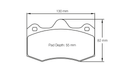 Pagid Brake Pad Set E4345 RS14-2
