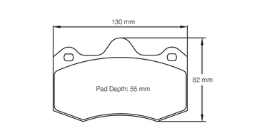 Pagid Brake Pad Set E4345 RSL1 - 0