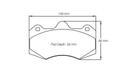 Pagid Brake Pad Set E4346 RSL29-2