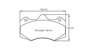 Pagid Brake Pad Set E4346 RSL29 - 0