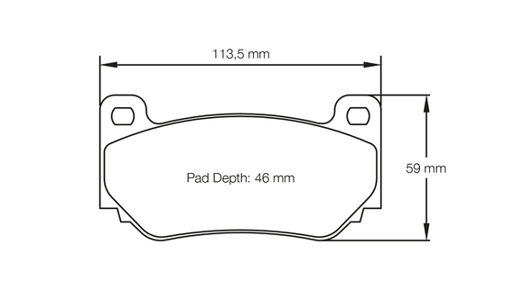 Pagid Brake Pad Set E4349 RS14