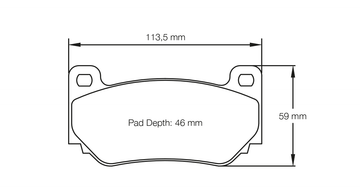 Pagid Brake Pad Set E4349 RSL29 - 0
