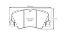 Pagid Brake Pad Set E4580 RSL1-2