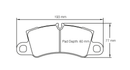 Pagid Brake Pad Set E4581 RSC1-2
