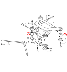 E46/Z4 Solid Subframe Raising Bushes - MODE Auto Concepts