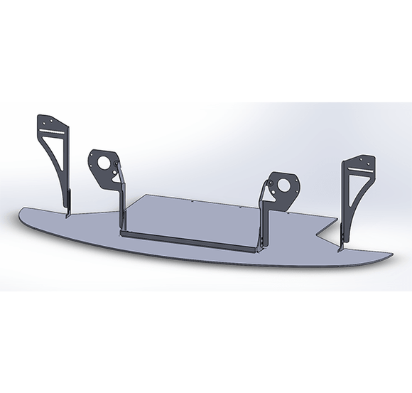 E46 Non-M Front Splitter Chassis Mounts - MODE Auto Concepts