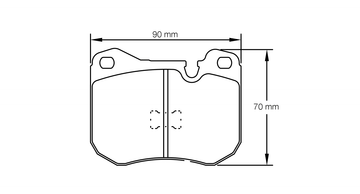 Pagid Brake Pad Set E4703 RSH42 - 0