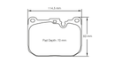 Pagid Brake Pad Set E4931 RSL1-2