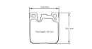 Pagid Brake Pad Set E4933 RSL1-2
