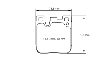 Pagid Brake Pad Set E4933 RSL1 - 0