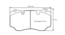 Pagid Brake Pad Set E4941 RSC1-2
