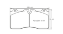 Pagid Brake Pad Set E4945 RSC1-2