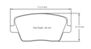Pagid Brake Pad Set E7035 RSL2-2
