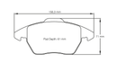 Pagid Brake Pad Set E8001 RSL29-2