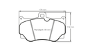Pagid Brake Pad Set E8011 RSL29-2