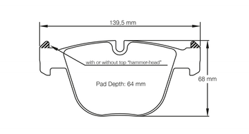 Pagid Brake Pad Set E8021 RSL19 - 0