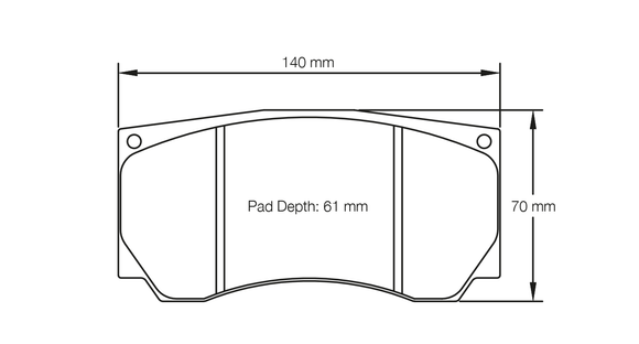 Pagid Brake Pad Set E8033 RST1