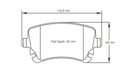 Pagid Brake Pad Set E8039 RSL19-2
