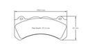 Pagid Brake Pad Set E8062 RSL29-2