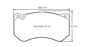 Pagid Brake Pad Set E8088 RSC1 - 0
