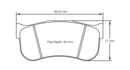 Pagid Brake Pad Set E8100 RST1-2
